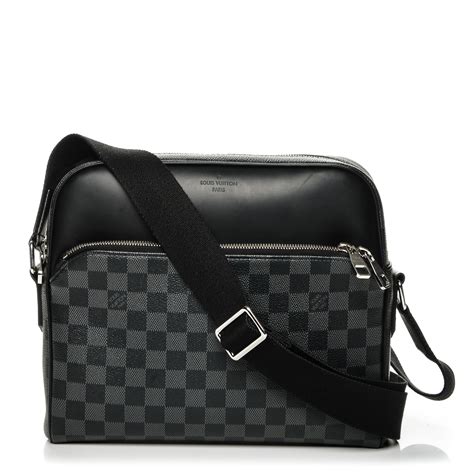 louis vuitton damier graphite dayton reporter pm black|Louis Vuitton damier wallet.